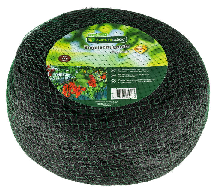 GÄRTNERGLÜCK Vogelschutznetz Premium